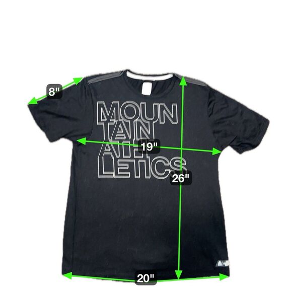 The North Face T-Shirt Men’s Size Small Black Mountain Athletics Short Sleeve - Picture 2 of 5